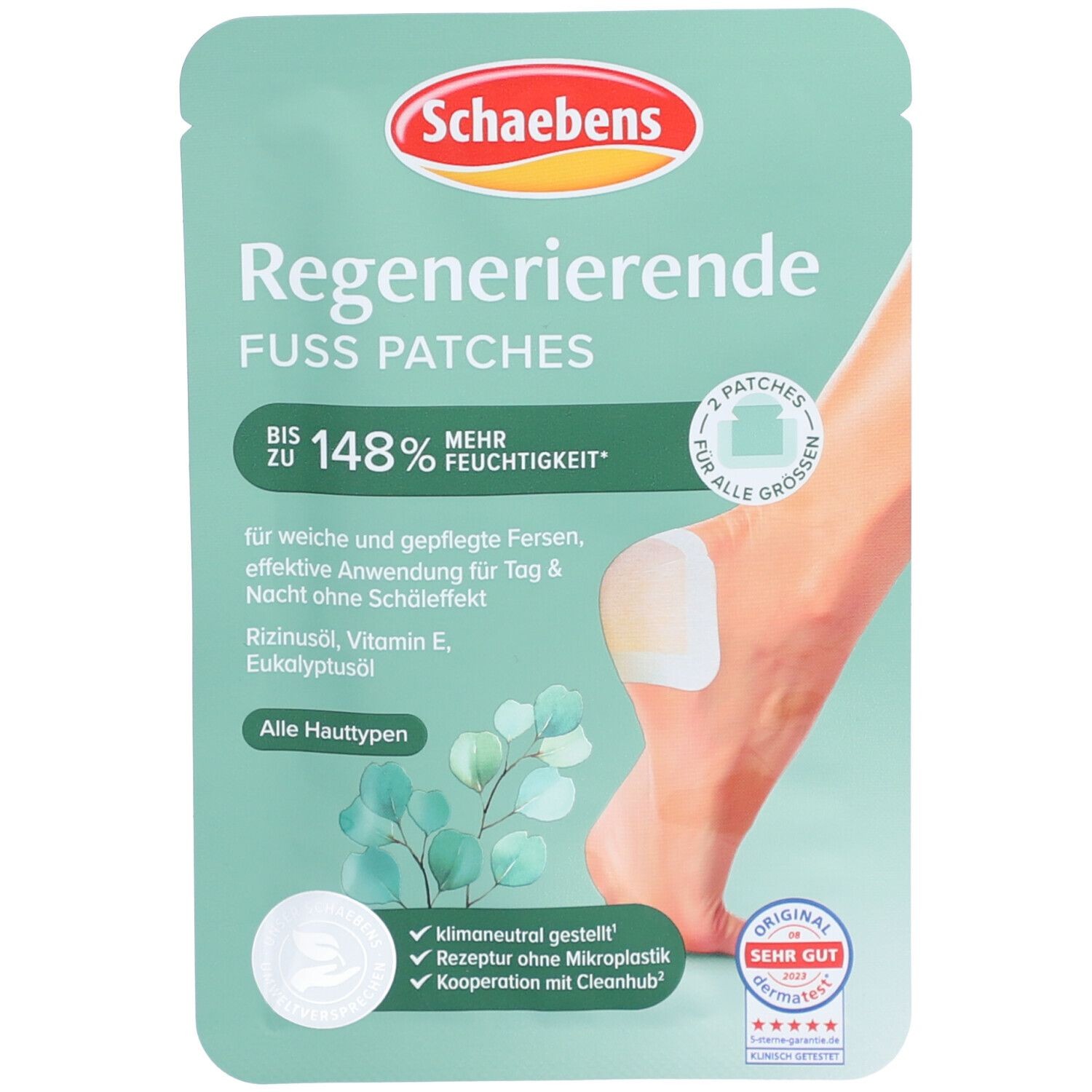 Schaebens Regenerating Foot Patches 2 St