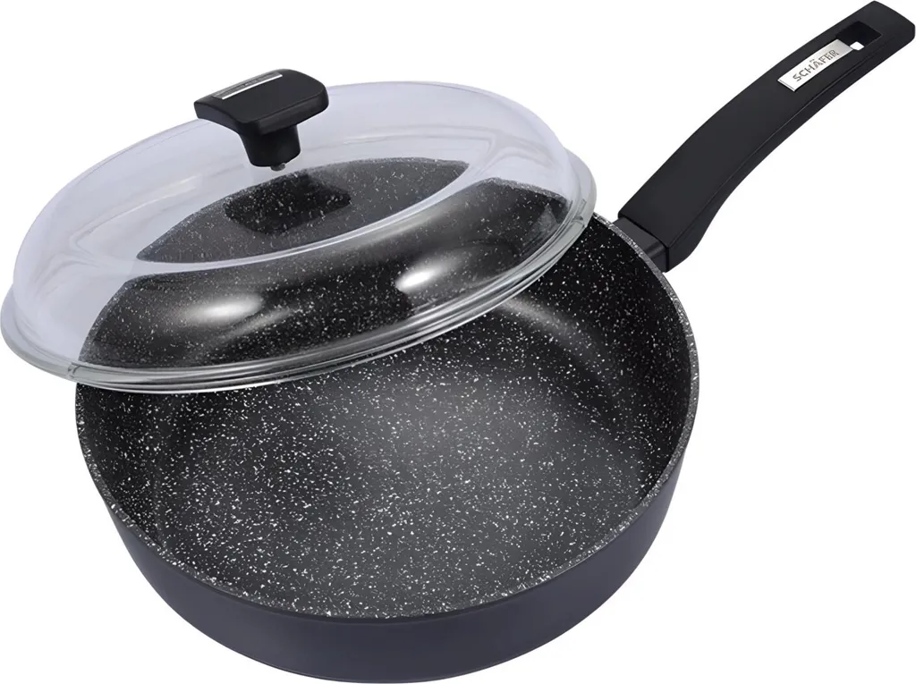 Schaefer Schäfer Ø 28cm braising pan/frying pan with lid "Marble Black" pan 12341