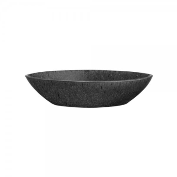 Grande Nero Elliptical Black Iron Bowl by Asa