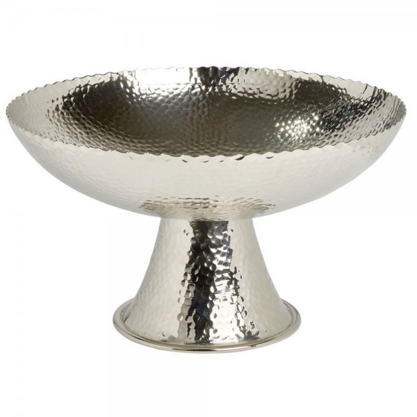 Bowl on foot hammered (38cm) by Lambert