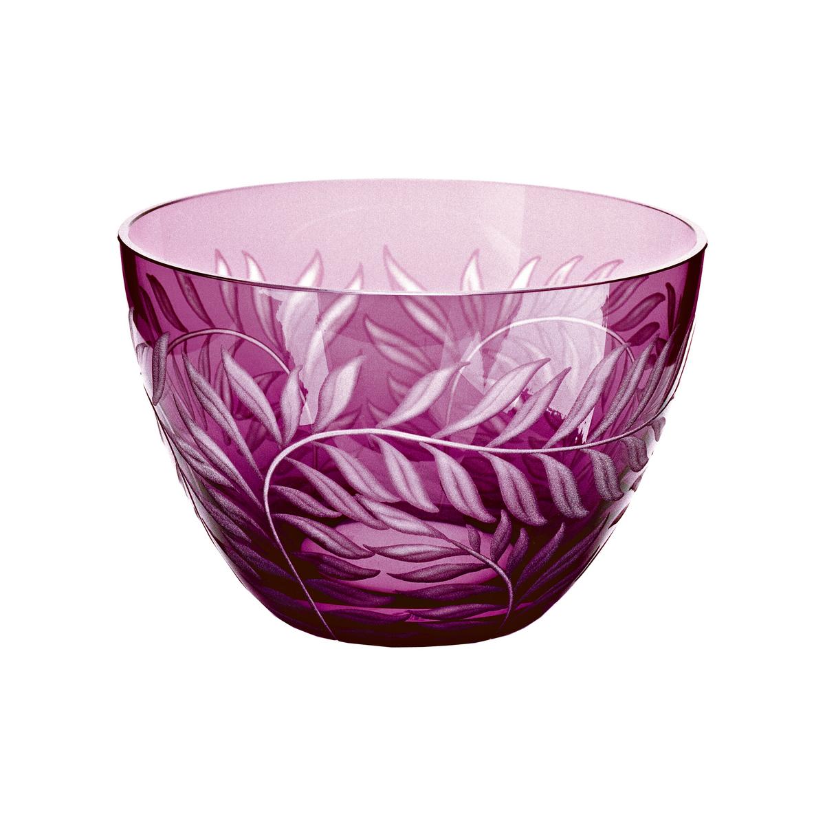 Feuilles bowl, violet, by Theresienthal