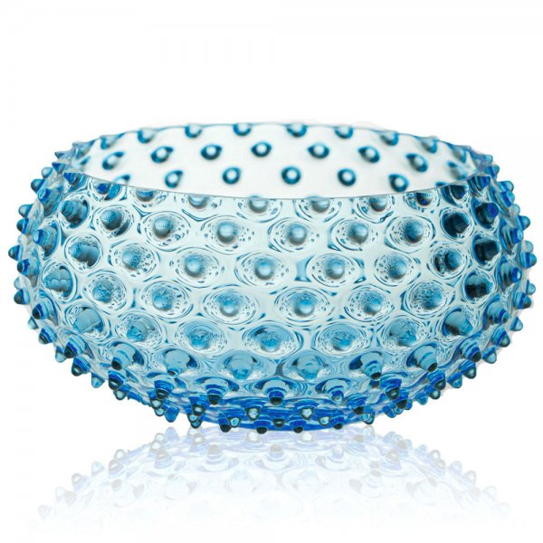 Hobnail Bowl Azure (23cm) by Klimchi Studio
