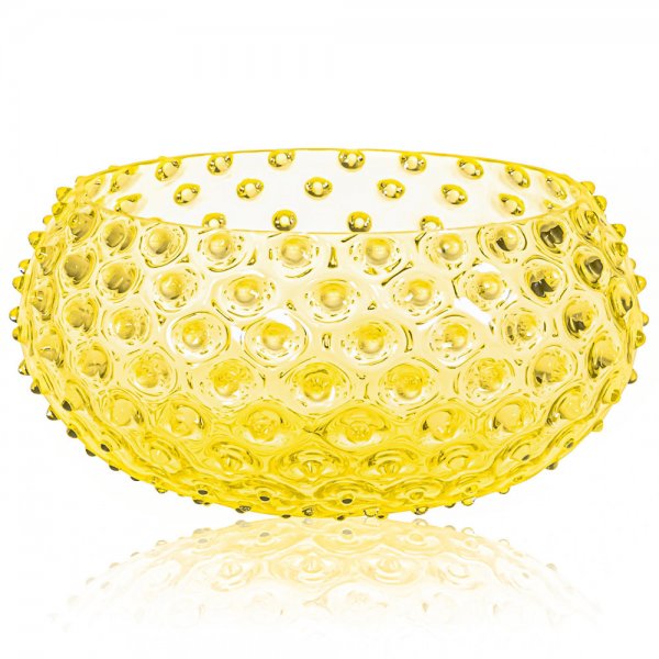 Hobnail Bowl Citrine (23cm) by Klimchi Studio
