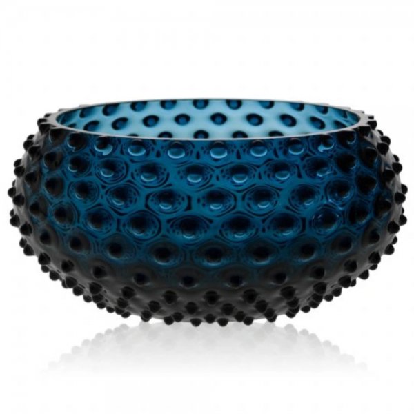 Hobnail Bowl Royal Blue 23cm by Klimchi Studio