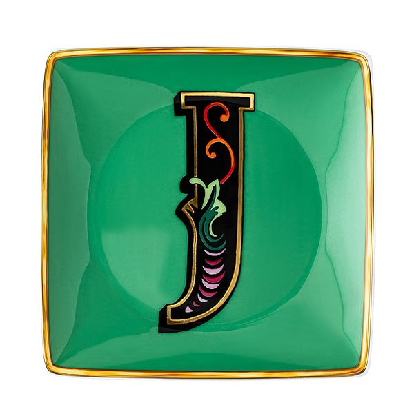 Holiday Alphabet J bowl by Versace by Rosenthal - er