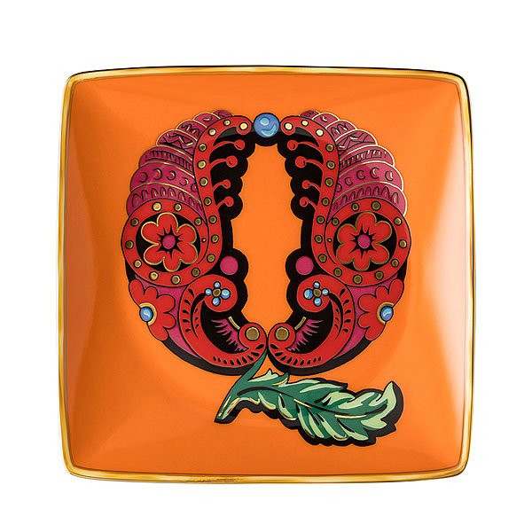 Holiday Alphabet Q bowl by Versace by Rosenthal - er