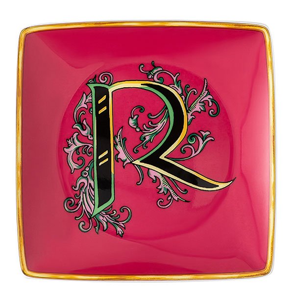 Bowl Holiday Alphabet R by Versace by Rosenthal - er