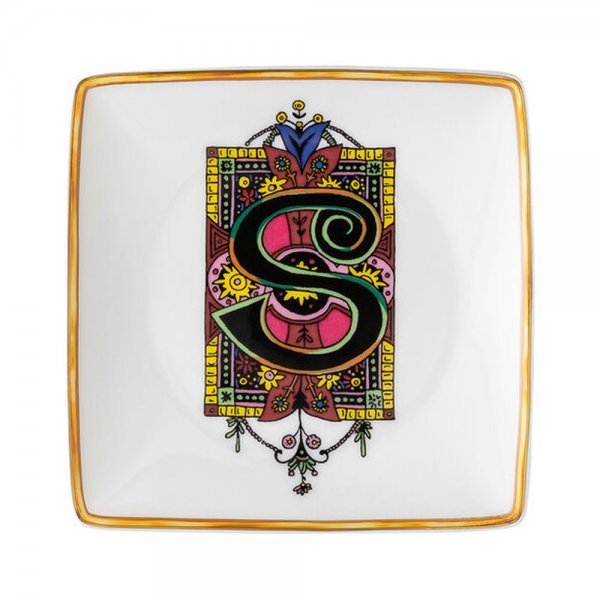Holiday Alphabet S bowl by Versace by Rosenthal - er
