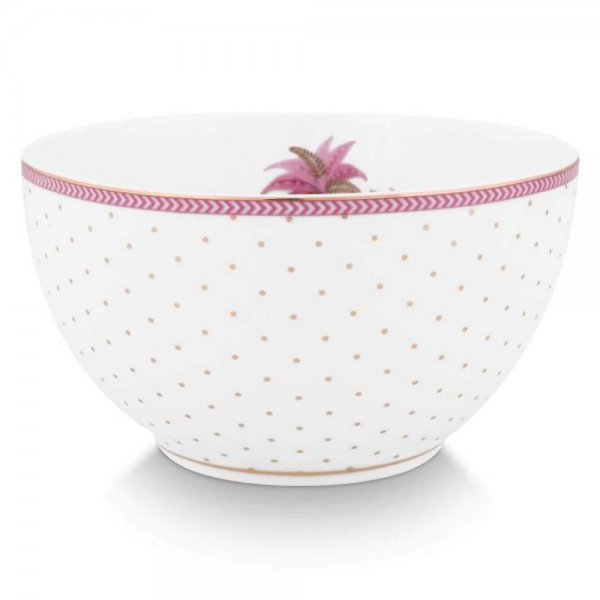 Jolie Dots Gold Pink Bowl, 15 cm, by Pip Studio