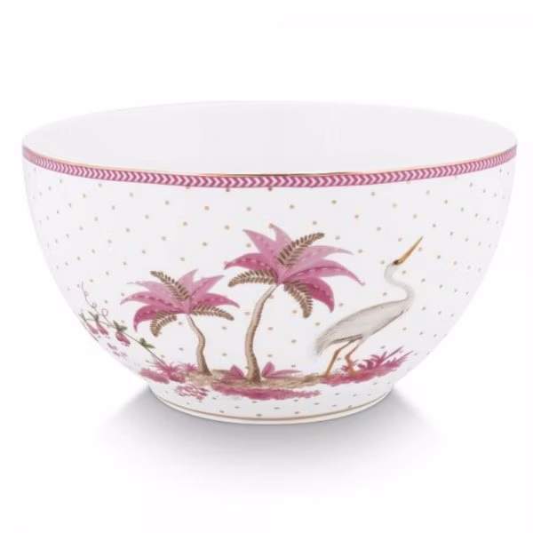 Jolie Dots Gold Pink Bowl 18 cm by Pip Studio