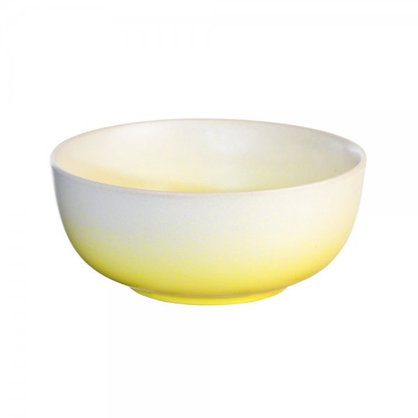 Bowl Koi Porcelain Yellow 13 cm by Asa