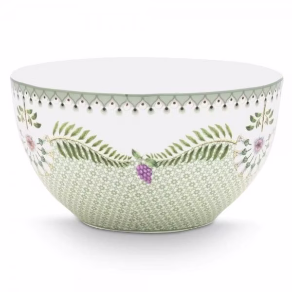 Bowl Lily & Lotus Tiles Light Green 15cm Pip Studio