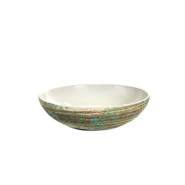 Bowl patch green-white from Serax