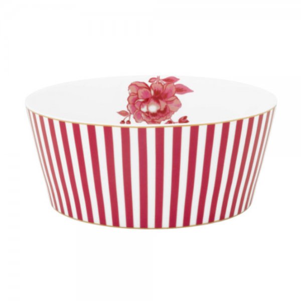 Bowl Royal Stripes Dark Pink by Pip Studio