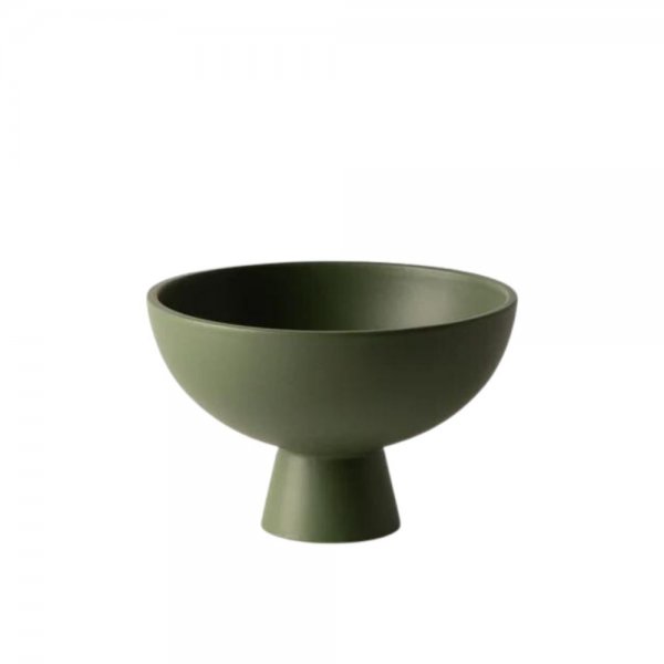 Bowl Strøm Bowl Deep Green (Medium) from raawii