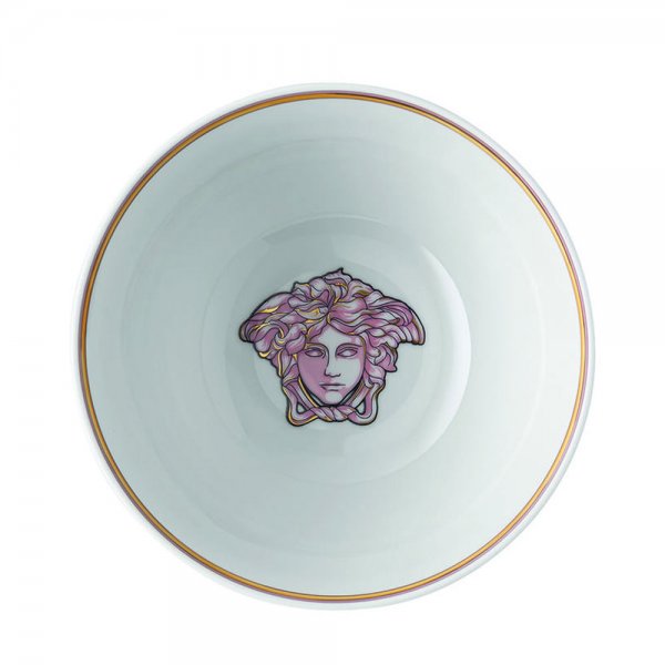 Versace bowl soup bowl Medusa Amplified Pink Coin (15cm) v