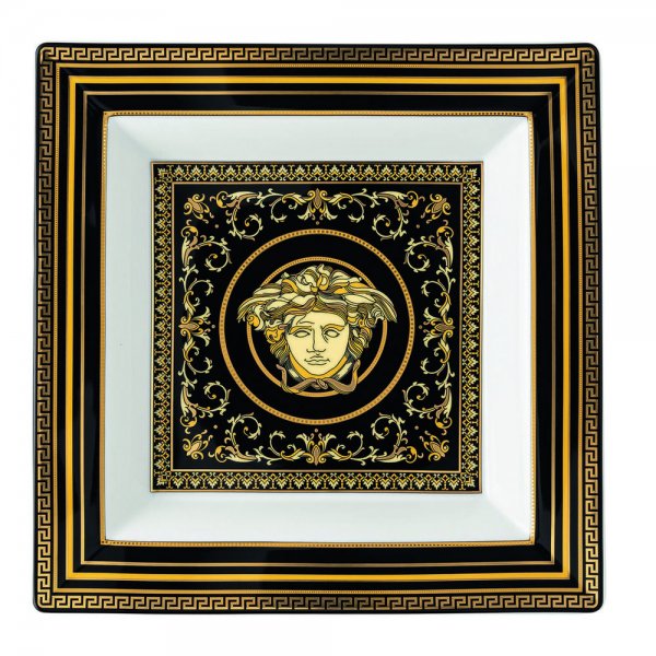 Virtus Gala Black bowl (22cm) by Versace by Rosenthal