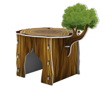 AakustikaA Soundproof playhouse “Waldi’s Tree Stump Cave” 9000g