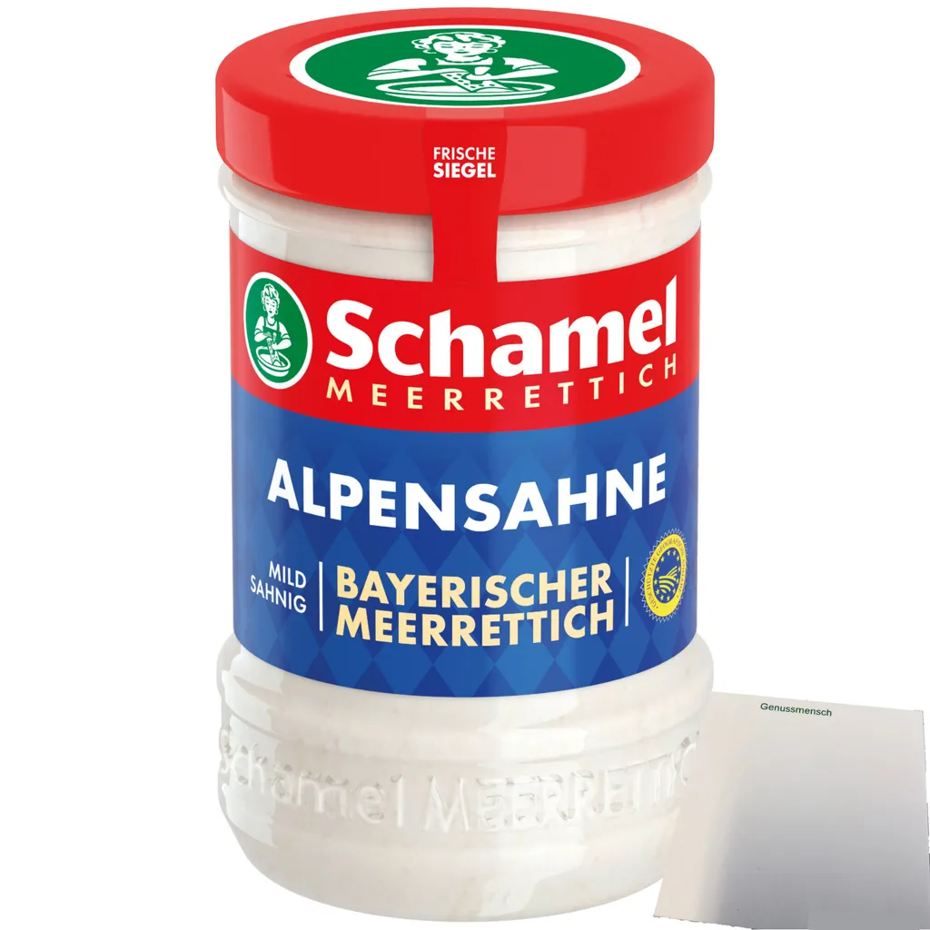 Schamel Bavarian Cream Horseradish (135g Jar) + usy Block