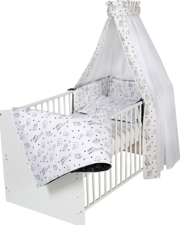 Schardt 4-piece bed set Origami Black