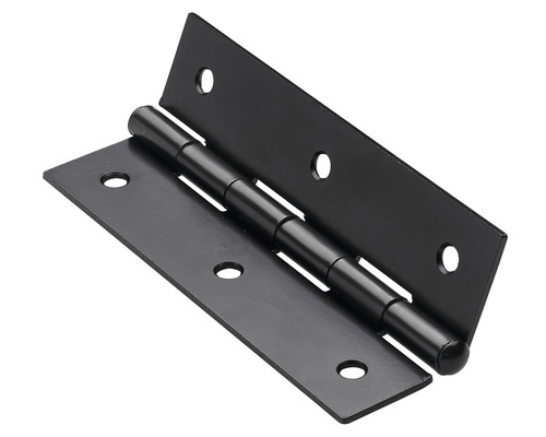 Hettich Hinge steel black 100x50 mm 2 pieces