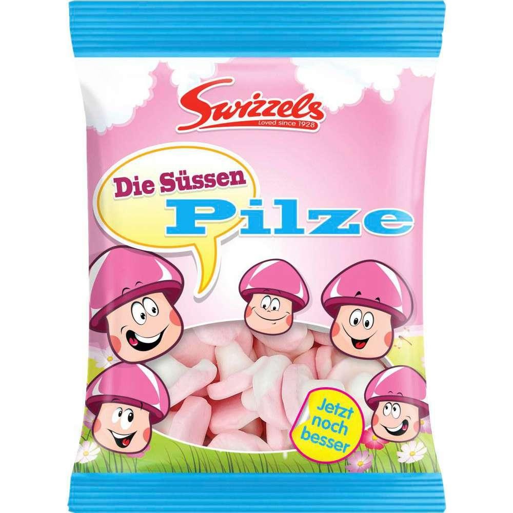 Swizzels Foam sugar mushrooms with fruit flavor