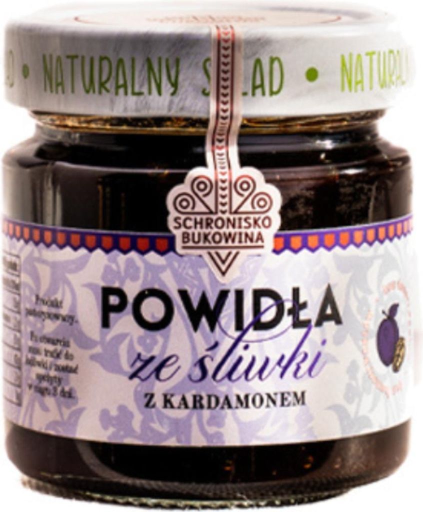 [SCHB] Pflaumenmarmelade with Cardamom 230g - Schronisko Bukowina