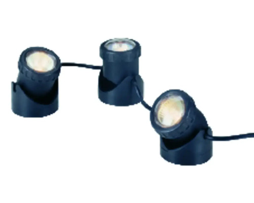Headlight set HEISSNER Aqua Light LED set of 3 Ø 55 mm
