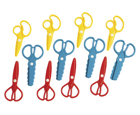 Modeling clay scissors, 12 pieces