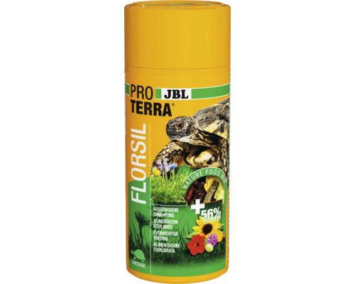Turtle food JBL PROTERRA FLORSIL basic food with flowers for all tortoises 250 ml