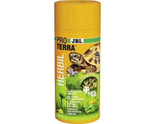 JBL PROTERRA HERBIL tortoise food, complete plant-based food for all tortoises, 250 ml
