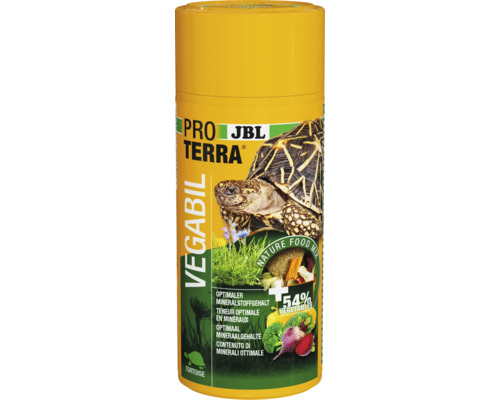JBL PROTERRA VEGABIL tortoise food, main food with vegetables for all land tortoises, 250 ml