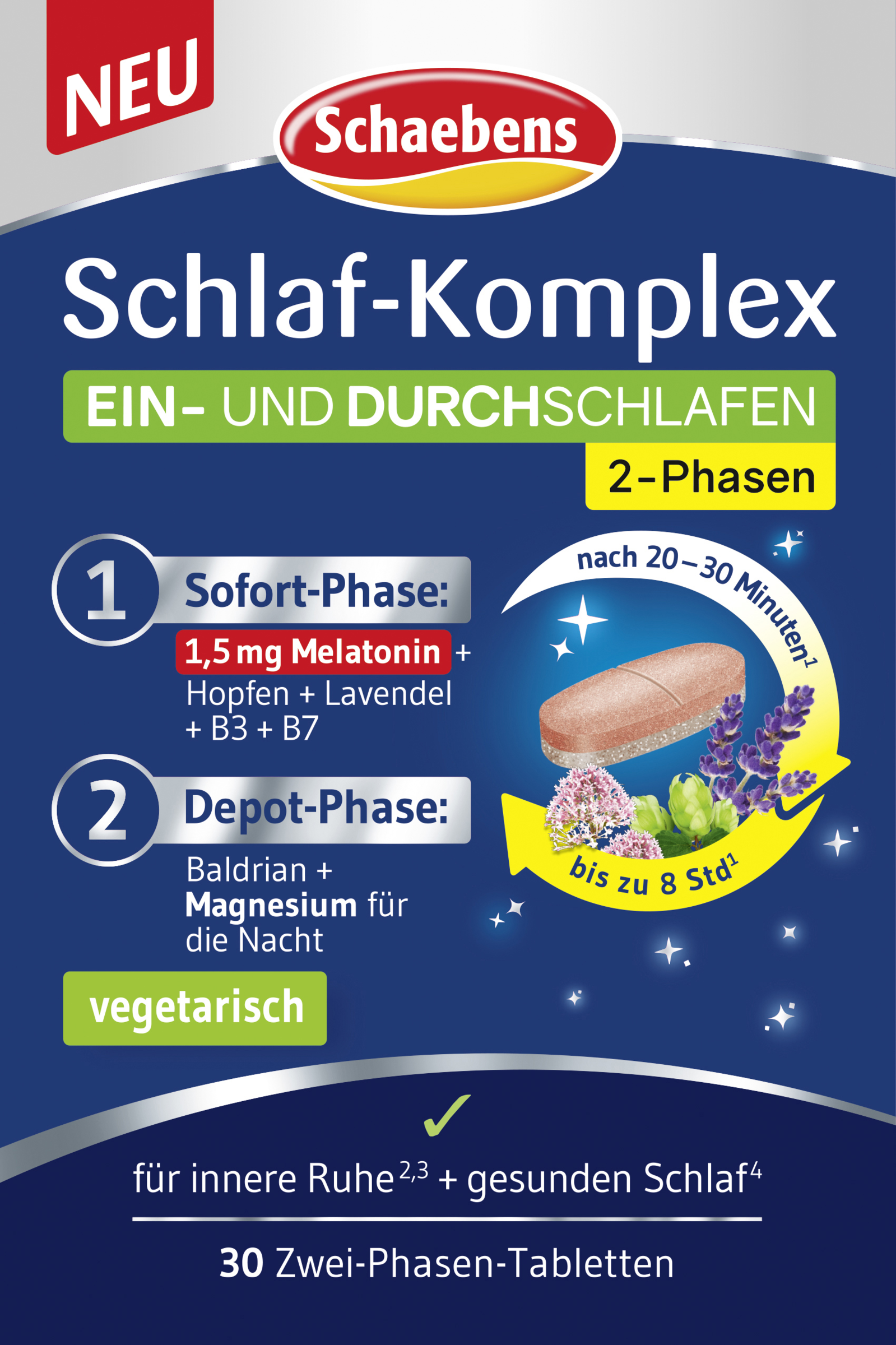 Schaebens Sleep complex 2-phase tablets
