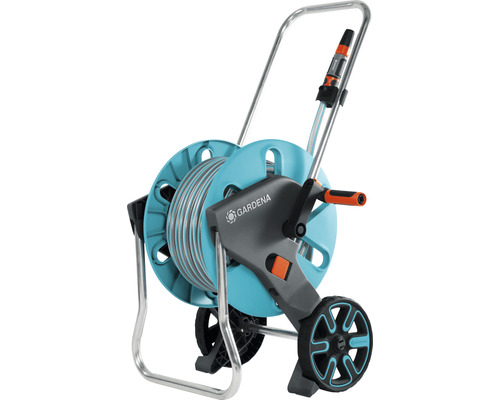 GARDENA CleverRoll M hose trolley set with hose and sprayer