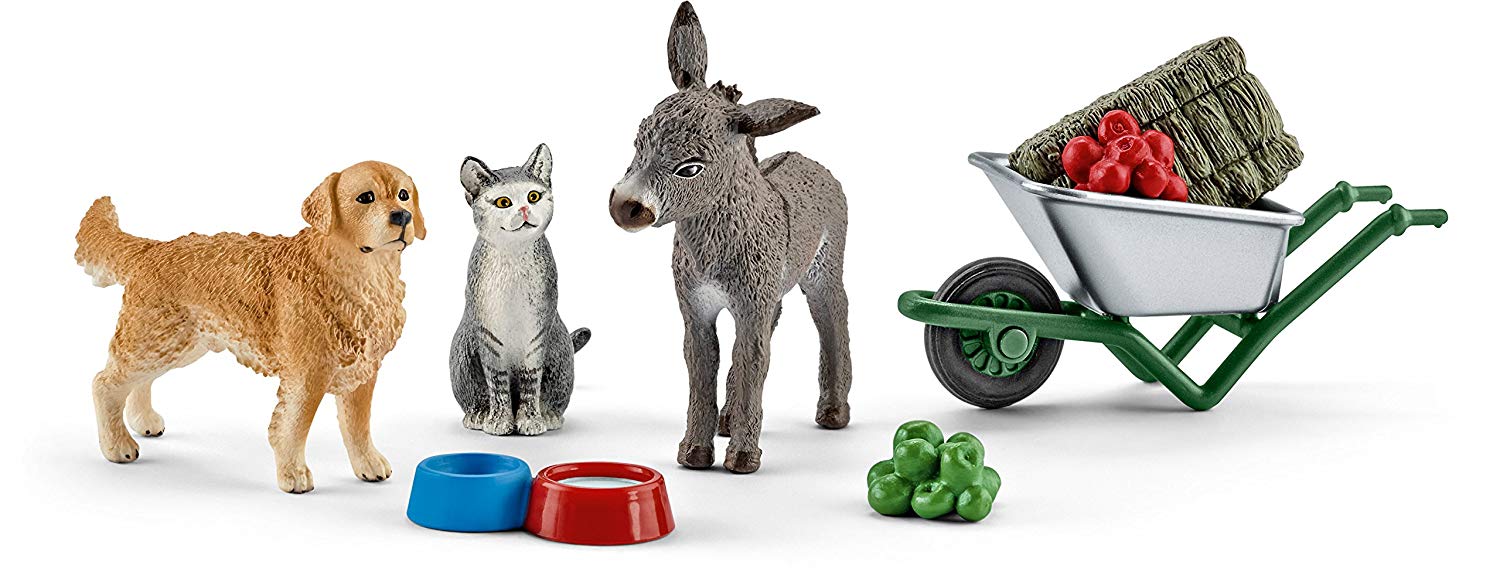 Schleich Toy Figure Feeding On The Farm