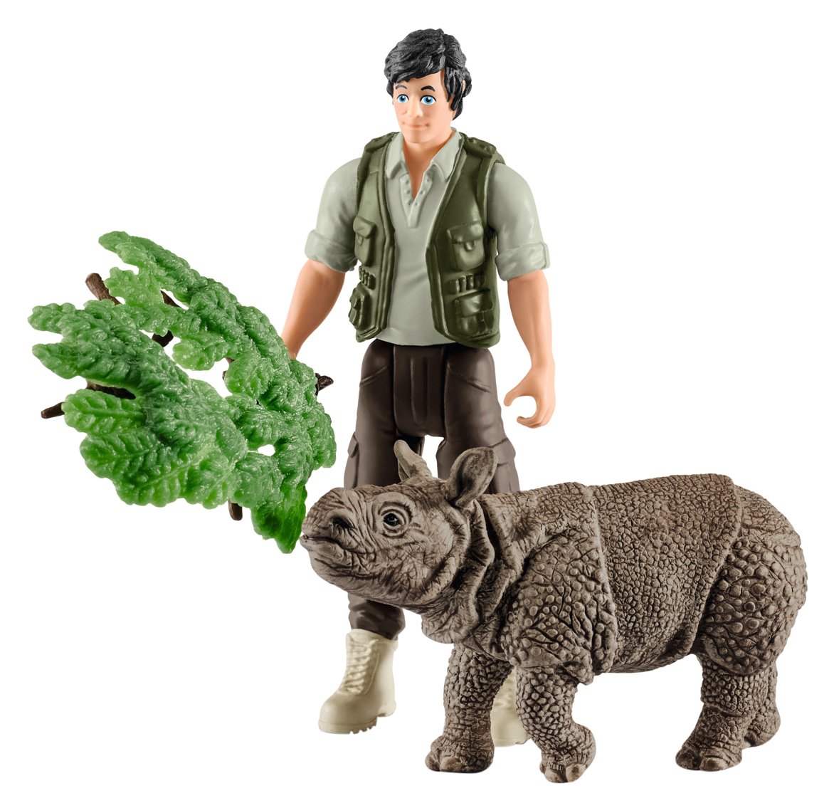 Schleich Ranger And Rhino Starter Kit
