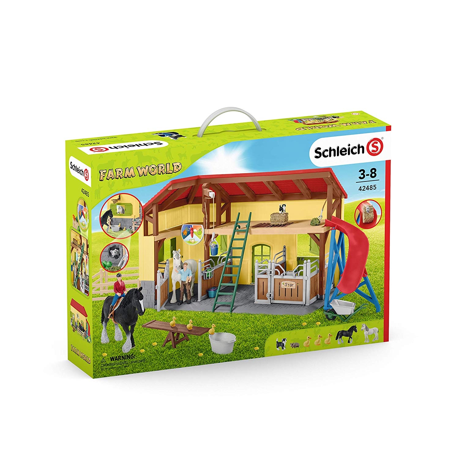Schleich 42485 Horse Stable Toy Figure Multi-Coloured