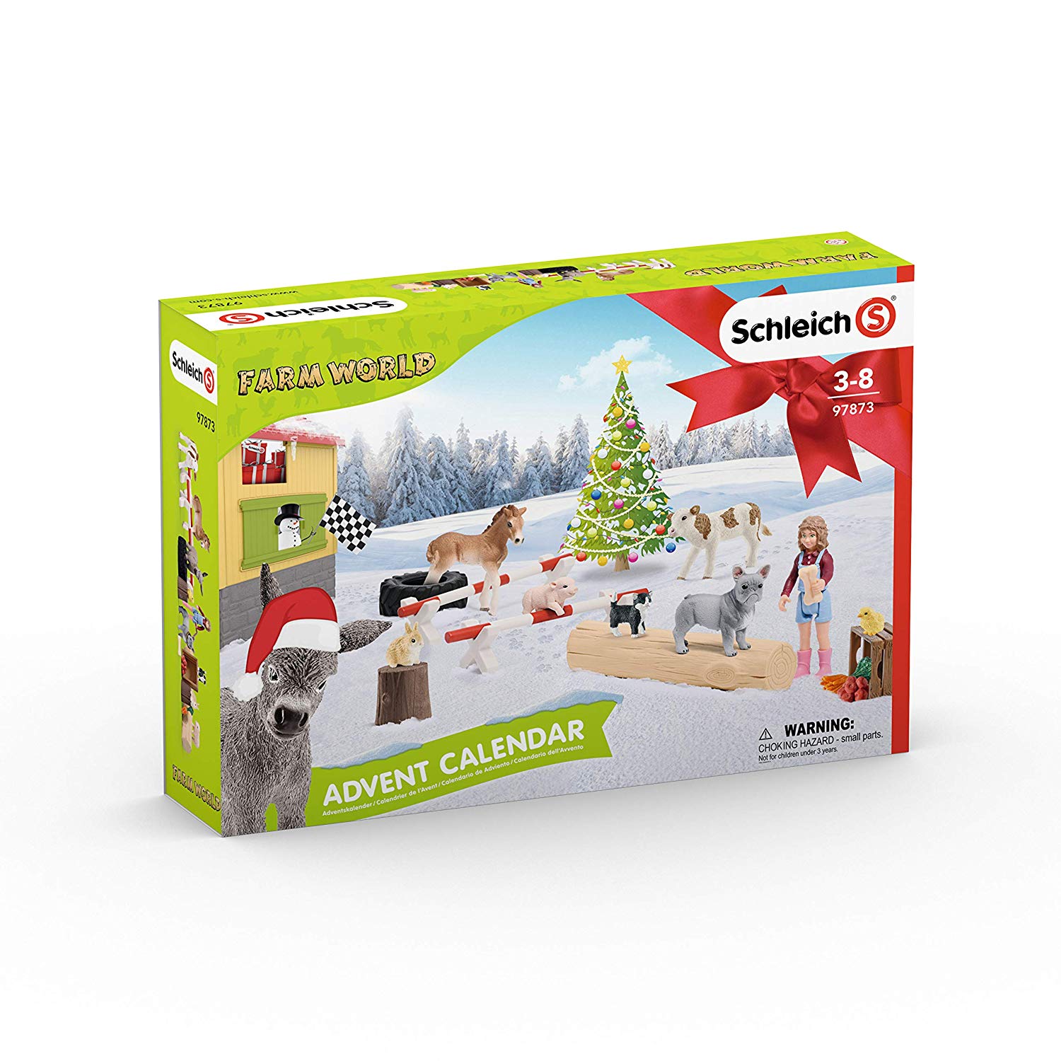 Schleich 97873 Advent Calendar Farm World 2019 Toy Figure Multi-Coloured