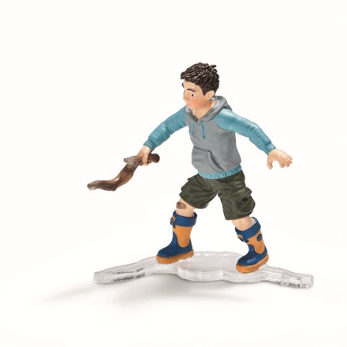 Schleich Boy With Branch Figure