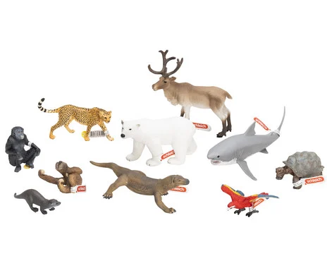 Schleich® Endangered Species, 10-piece set 1003g