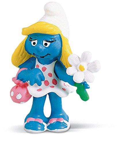 Schleich Smurfette With Flower