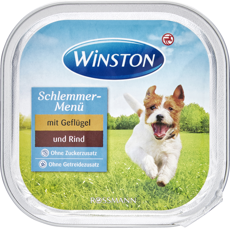 Winston Gourmet menu with poultry & beef