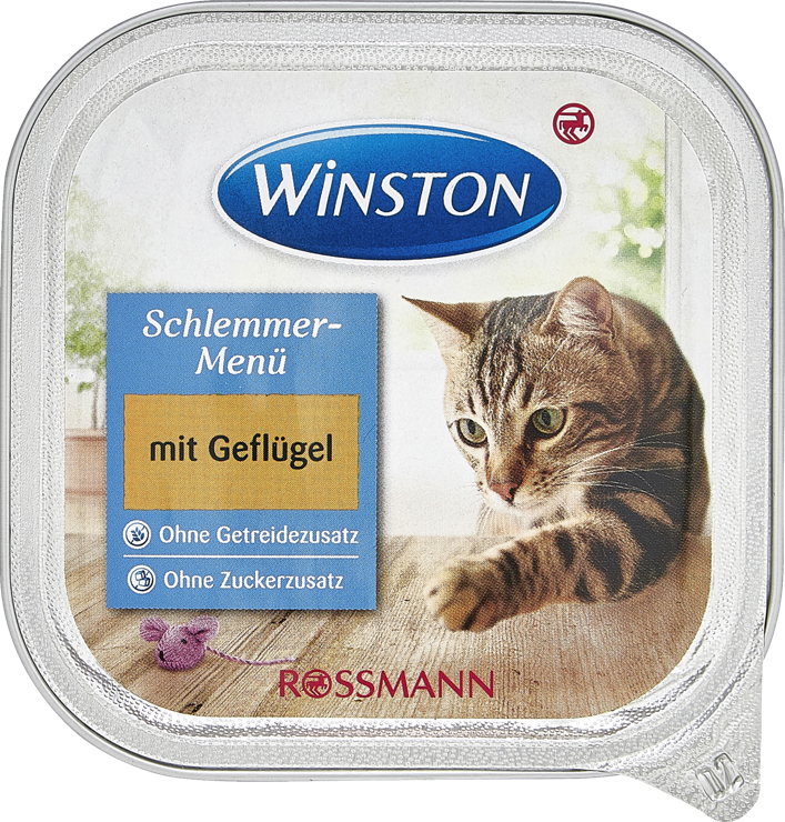 Winston Gourmet menu with poultry