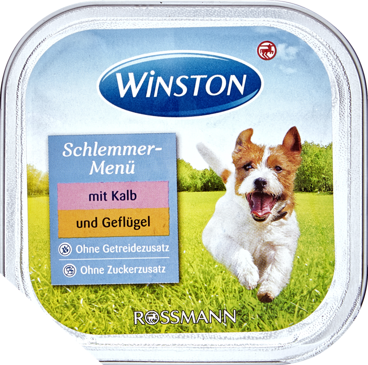 Winston Gourmet menu with veal and poultry