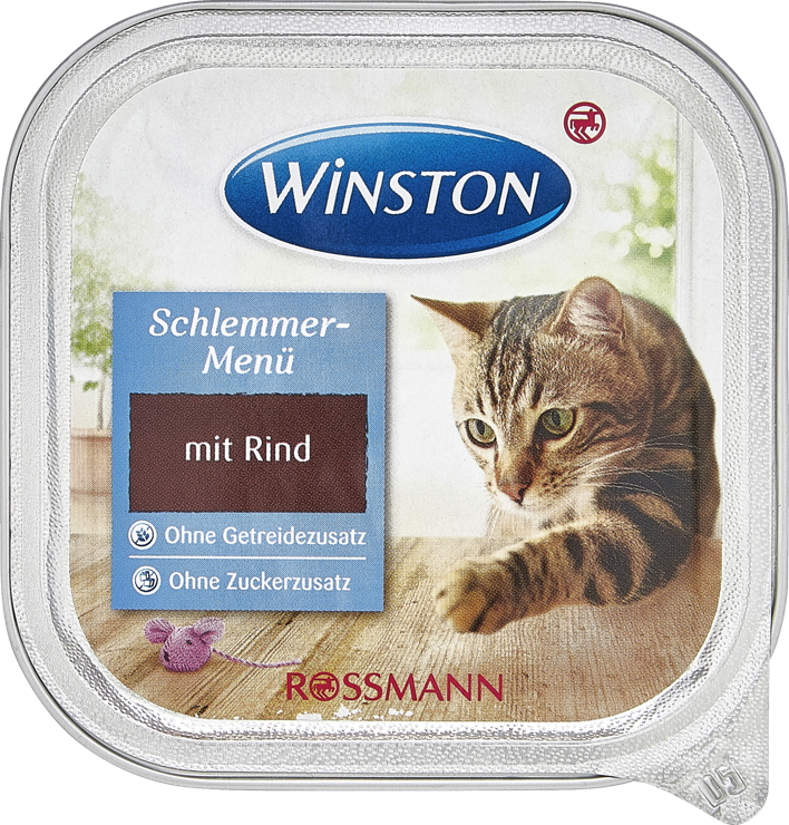 Winston Gourmet menu with beef