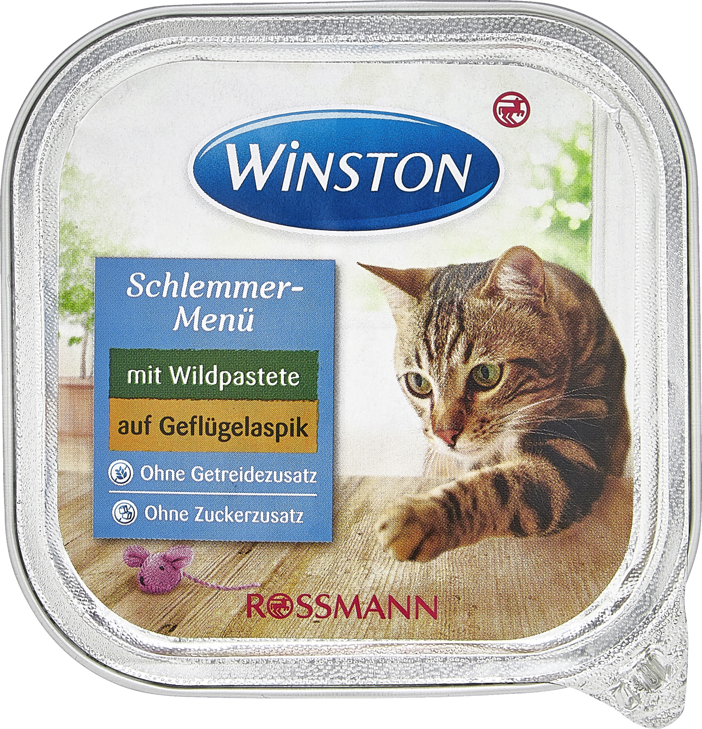 Winston Schlemmer menu with wild pate on poultry aspik
