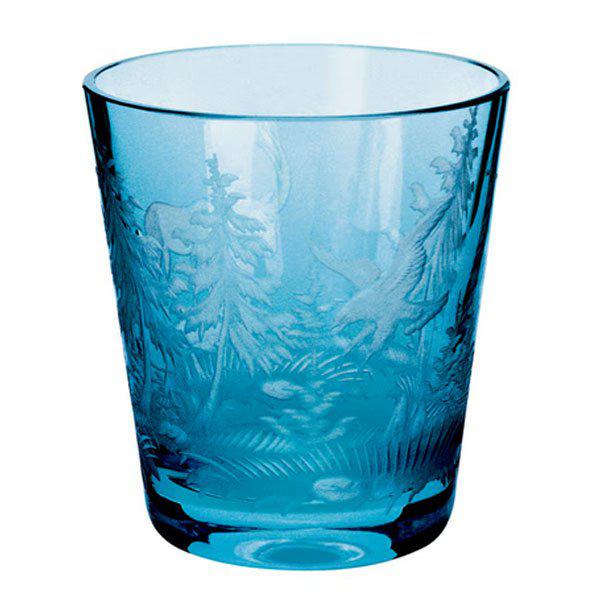 Schliersee eagle and ibex aquamarine (6.6cm) from Theresienthal Glas