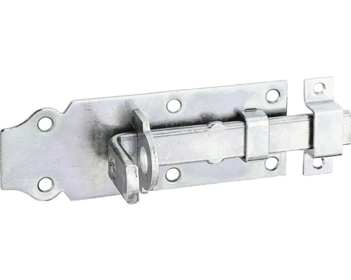 Alberts Lock bolt with flat handle and loop 100 x 44 mm galvanized, thick-film passivated