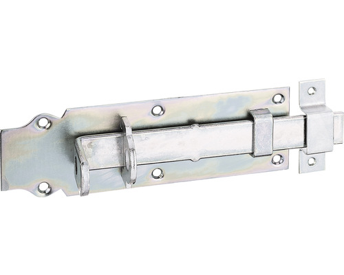 Alberts Lock bolt with flat handle and loop 200 x 64 mm galvanized, thick-film passivated