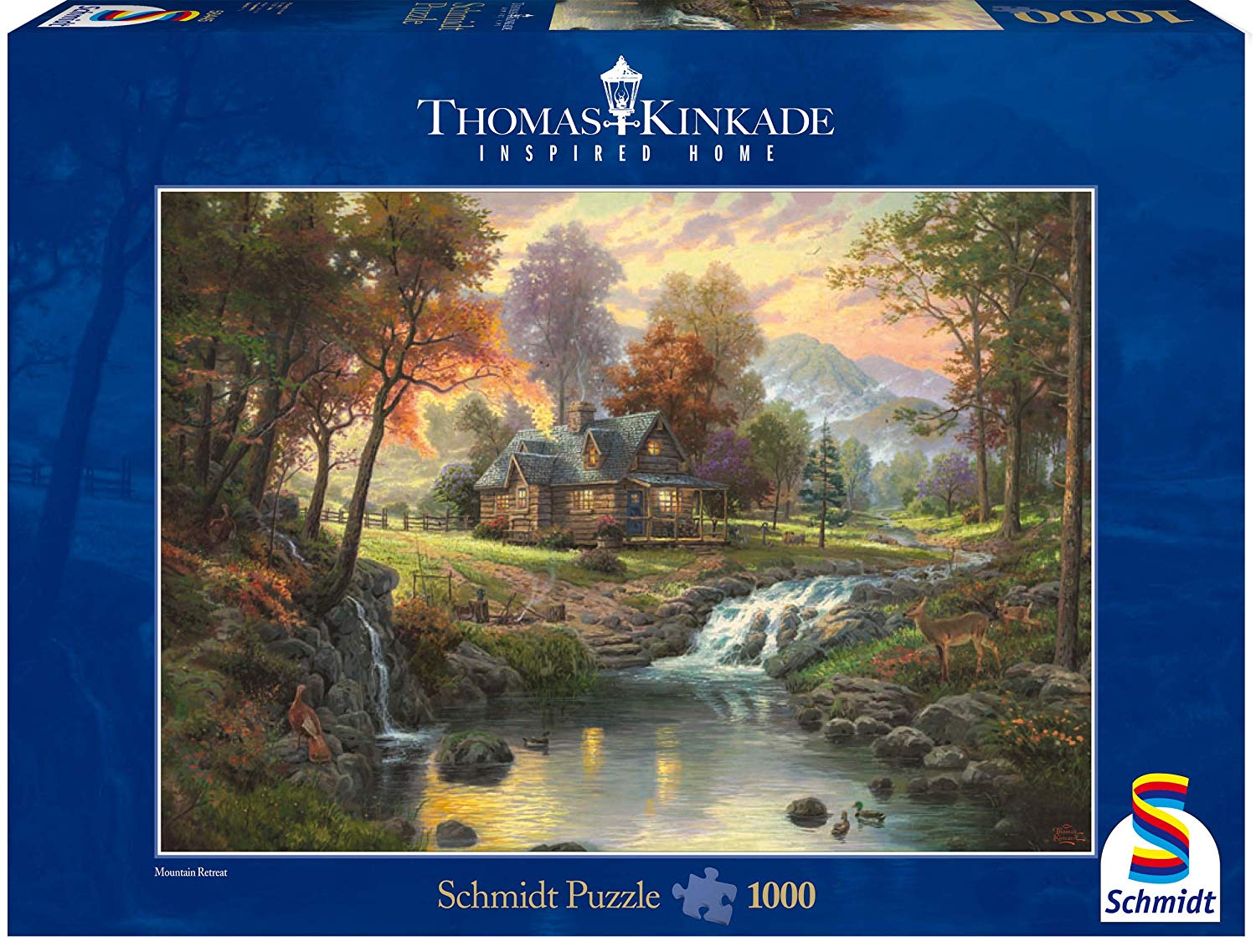 Schmidt Puzzle Chalet At Dusk